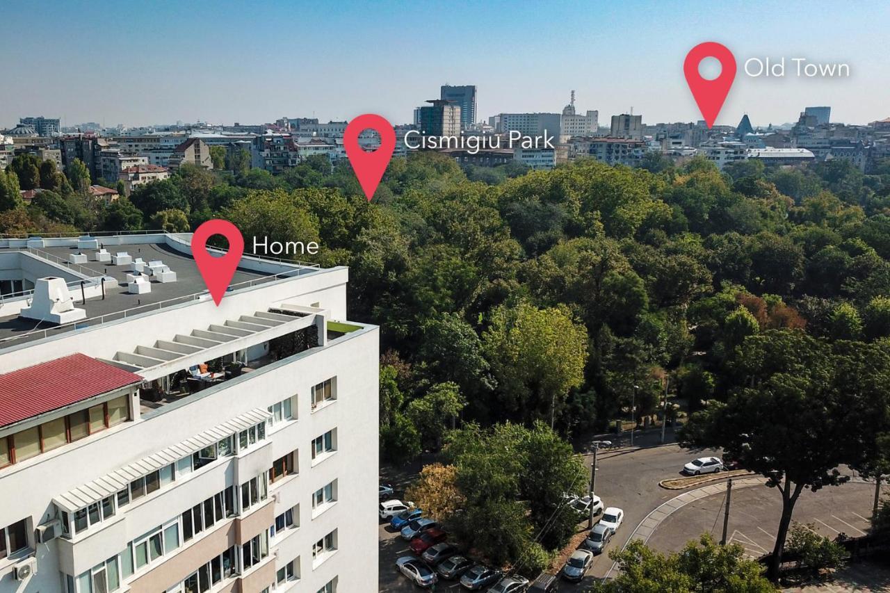 Qult - Up In The Sky Apartment Букурещ Екстериор снимка
